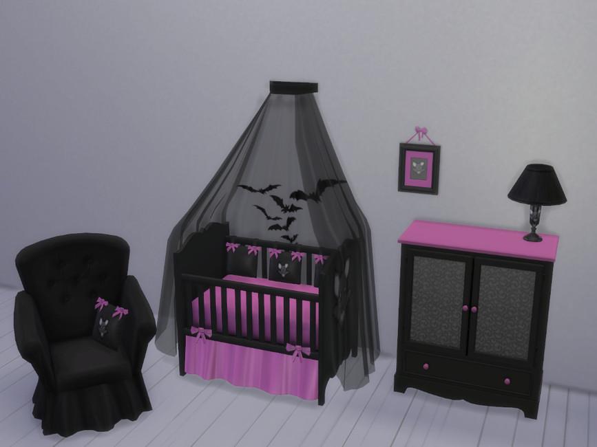 Sims 4 Baby Crib CC