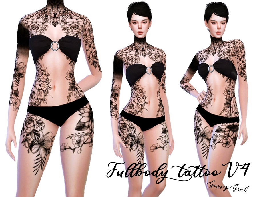Full Body Tattoo Women 1