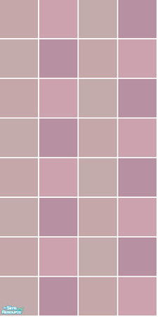 Sims 2 — Crysalis Tile Set - Lilac Wall by s00z — 
