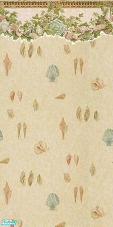 Sims 2 — bath room shells by ladyvaleriasage — my first shell paper