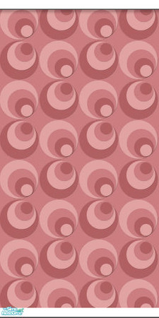 Sims 2 — Studio K Dizzy - Iced Rose by StudioKhagerks — 28 colors total. Can be found under Wallpapers. Coordinates with