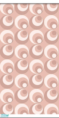 Sims 2 — Studio K Dizzy - Blush by StudioKhagerks — 28 colors total. Can be found under Wallpapers. Coordinates with the
