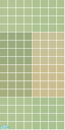 Sims 2 — Asia Tile Set - Sage Wall by s00z — 