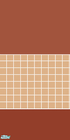 Sims 2 — Wing Tile & Lino Set - Red Wall by s00z — 