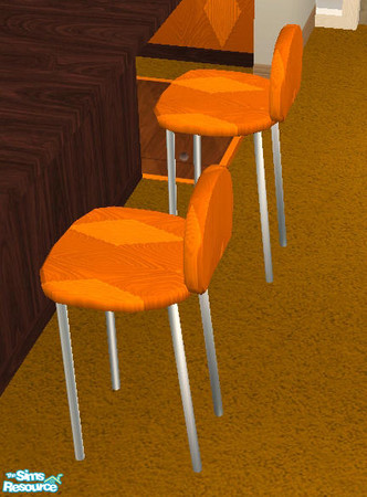 Sims 2 — Sunrise Kitchen - Stool by Cloisonne — 
