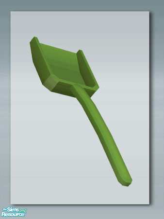 Sims 2 — Litter Scoop - Green by Shakeshaft — Part of a set of Pet Supplies for your Sims stores or home decoration, set