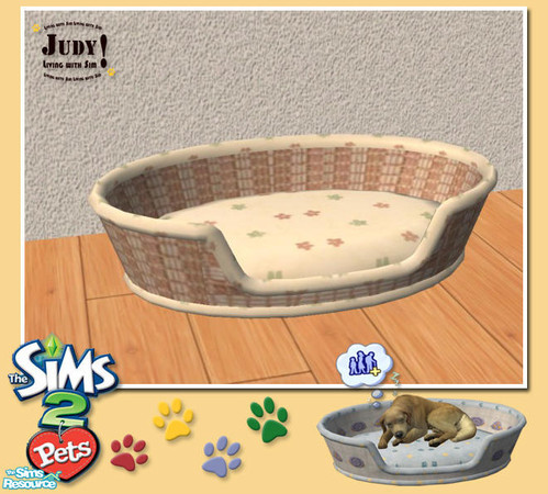 Sims 2 — Judy Pet Basket Recolor 06 by judyhugsnoopy — Pet Basket Bed with soft and light color, you pet will like it :D