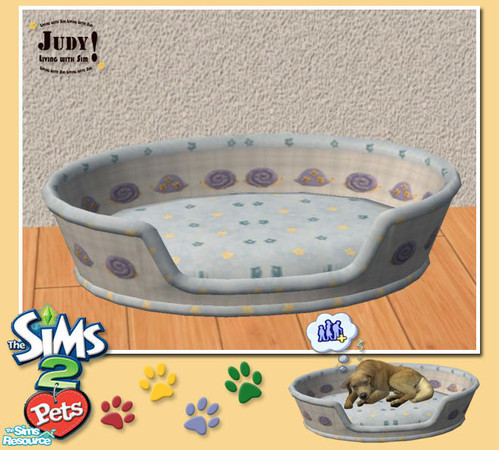 Sims 2 — Judy Pet Basket Recolor 01 by judyhugsnoopy — Pet Basket Bed with soft and light color, you pet will like it :D
