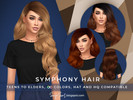 Sims 4 — SonyaSims Symphony Hair (Early Access on Patreon) by SonyaSimsCC — - Long wavy hair for your sims. Hope you like