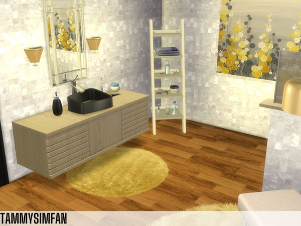 Sims 4 — Bathroom Tania by Simara84 — Roomsize: 7x5 Wallsize: Small Value: 8.760