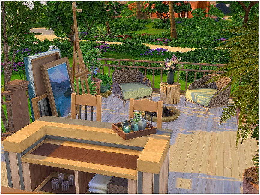 The Sims Resource Wooden Deck