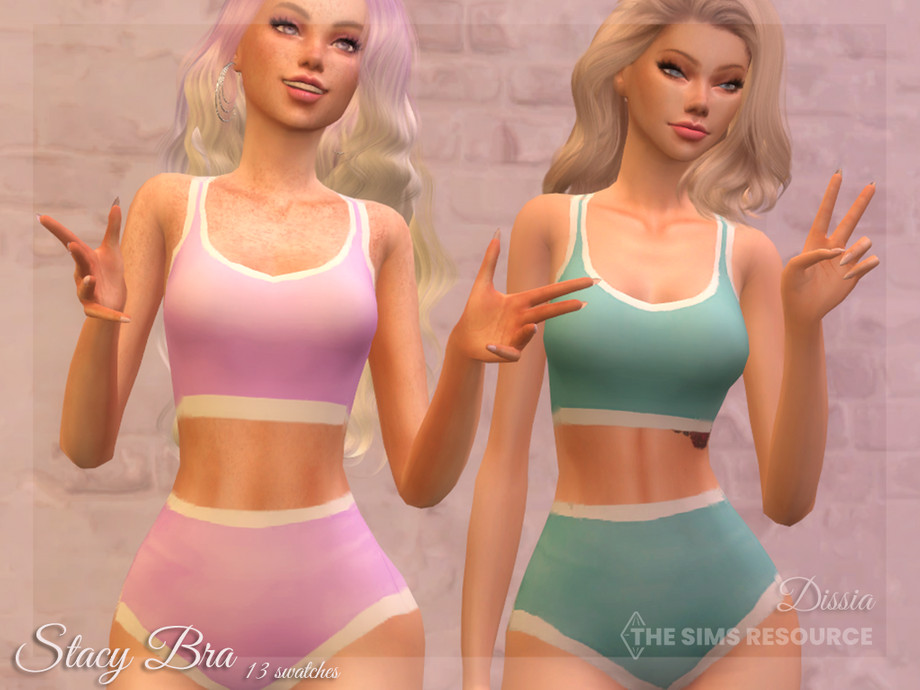 Female Basic Athletic Bras Found in TSR Category 'Sims 4 Female