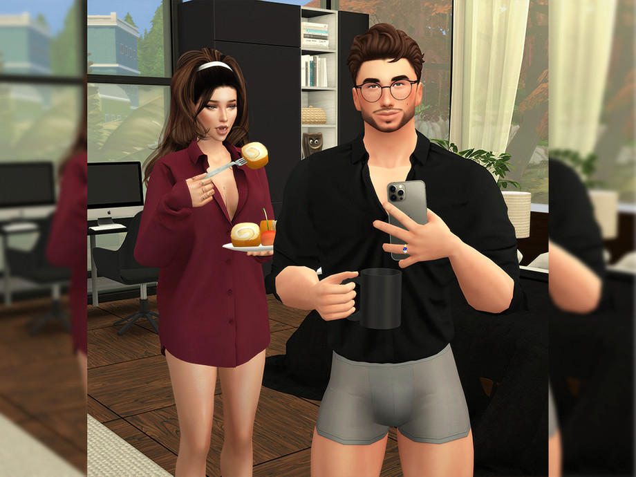 Mod The Sims - Kiss Me (like a movie star) - A Couples Pose Pack