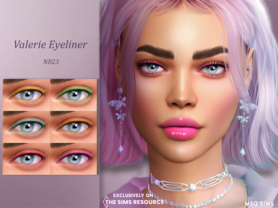 The Sims Resource - Valerie Eyeliner