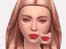 Sims 4 — Yella Lipgloss by Sagittariah — base game compatible 5 swatch properly tagged enabled for all occults disabled
