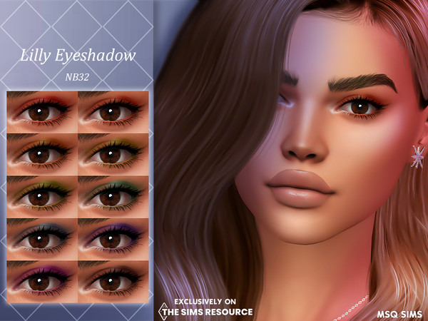 The Sims Resource - Lilly Eyeshadow