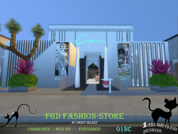 Sims 4 — FGD Fashion-Store 01NC by Merit_Selket — "Living in Newcrest" Almost open for Bussines: ~ Fashion
