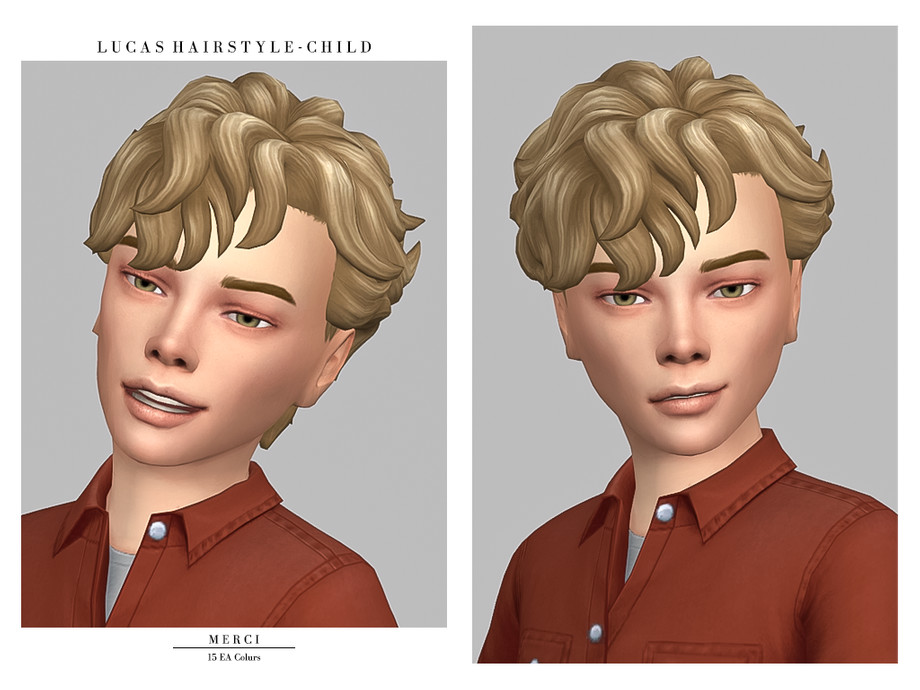 The Sims Resource - Lucas Hairstyle - Child