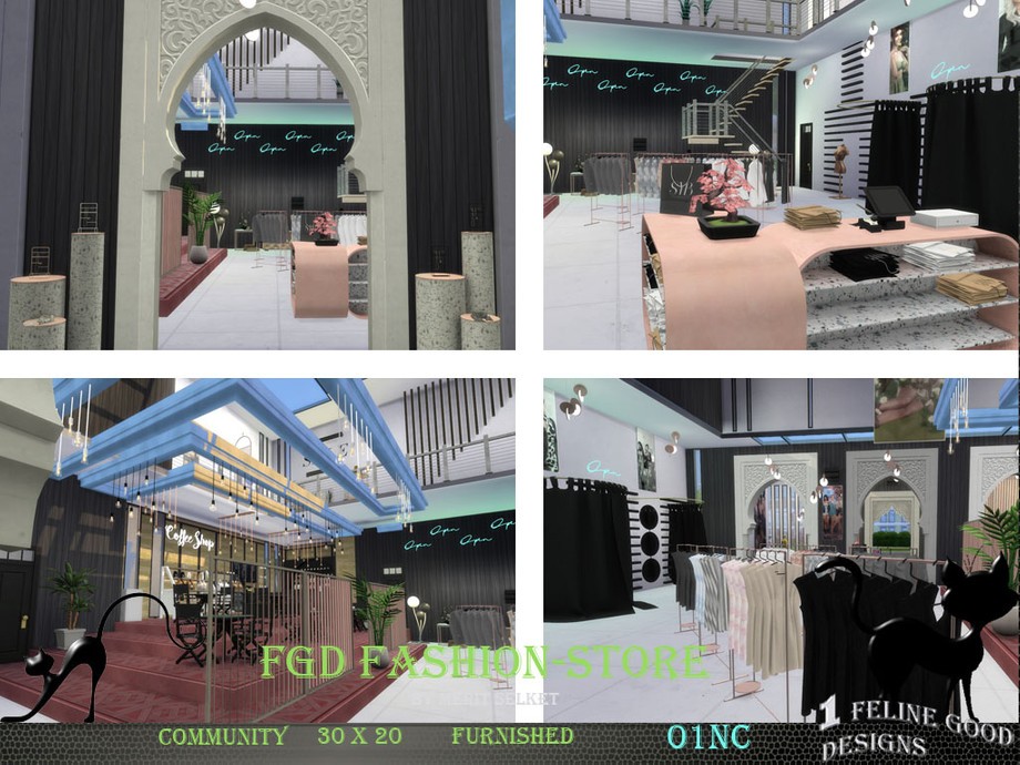The Sims Resource - FGD Fashion-Store 01NC