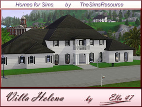 Sims 3 — Villa Helena by ella47 — Villa Helena Is a nice home for your Sims Main floor. Livinig witj cozy Fireplace, nice