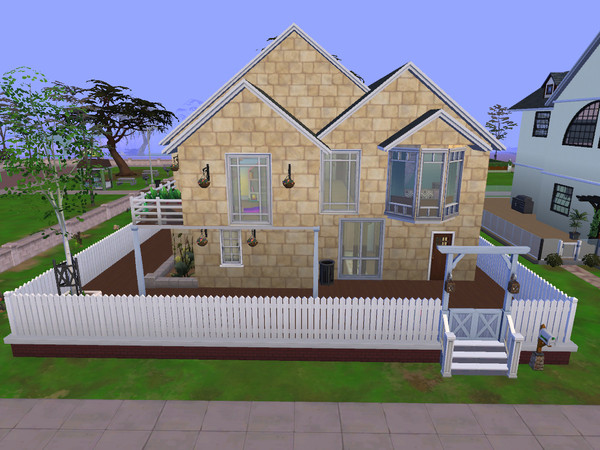 Sims 4 — Lylia by Bean98 — This is a small house created with pre-made rooms from The Sims. I made some modifications