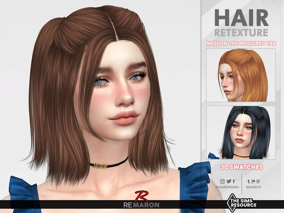 The Sims Resource - Abbey Hair Retexture Mesh Needed