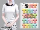 Sims 4 — Lori Top by juneiceberry — a simple top,female,25 swatches,hq compatible, top category,teen-elder. this is my