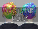 Sims 4 — Cacatua Hair Color for Kids - Spa day Needed by Felixito — Recolor Hair with EA mesh Spa Day needed