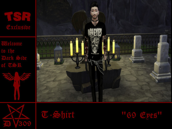 Sims 4 — The 69 Eyes T-Shirt by ditti309 — i hope you like it ^^