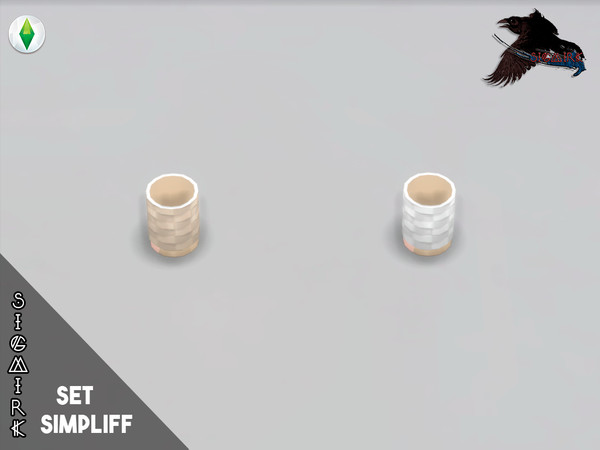 Sims 4 — Simpliff DecoJar by Sigmirk — A simple jar... > 2 Colors Build Mode > Category: Decorative >