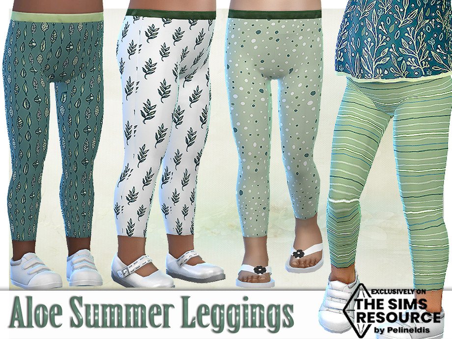 The Sims Resource - Aloe Summer Leggings