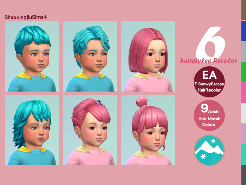 Sims 2 Blue Hair Recolors - wide 11