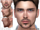Sims 4 — Beard N88 by Seleng — HQ compatible beard with 10 colours, available for Teen to Elder.