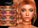 Sims 4 — Magija Eyeshadow N11 by Suzue — -10 Swatches -For Female (Teen to Elder) -HQ Compatible