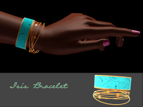 Sims 3 — Isis Bracelets  by Dindirlel — * New mesh * Base game compatible * 3 LODs * Female only * Teen - Young Adult -
