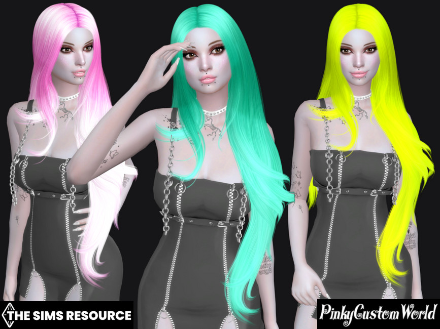 The Sims Resource Recolor Of Leahlilliths Palais Hair
