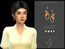 Sims 4 —  Flora Drop Earrings by Glitterberryfly — Flora Drop earrings that come in 4 swatches. 