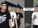 Sims 4 — Graphic Hand T-Shirt by htetmh2 — REQUIRED: UNIVERSITY Standalone item 4 Swatches Male, Teen-Adult-Elder Please