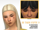 Sims 4 — Is this cute by Valeiskind — Facepaint category 13 swatches child - elder