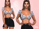 Sims 4 — Summer Daisy Trendy Tops by saliwa — Summer Daisy Trendy Tops