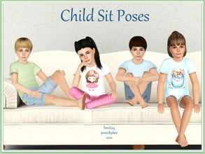 Sims 3 — Child Sitting Poses by jessesue2 — In reading stories, I've noticed the difficulty in getting children seated