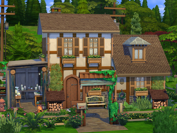 Sims 4 — Candle Maker Cottage // Tiny House // no CC  by Flubs79 — here is a Tiny House for your Sims its the perfekt