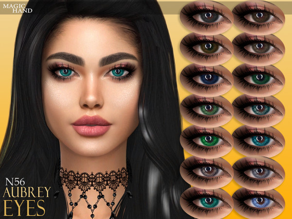 Sims 4 — Aubrey Eyes N56 by MagicHand — Realistic eyes for males and females in 15 colors - HQ compatible. Preview - CAS