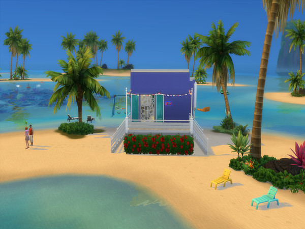 Sims 4 — Shades of Blue Greek Club by GlamorousPiggie — A greek bluestyled clubbing spot for partying hard. 