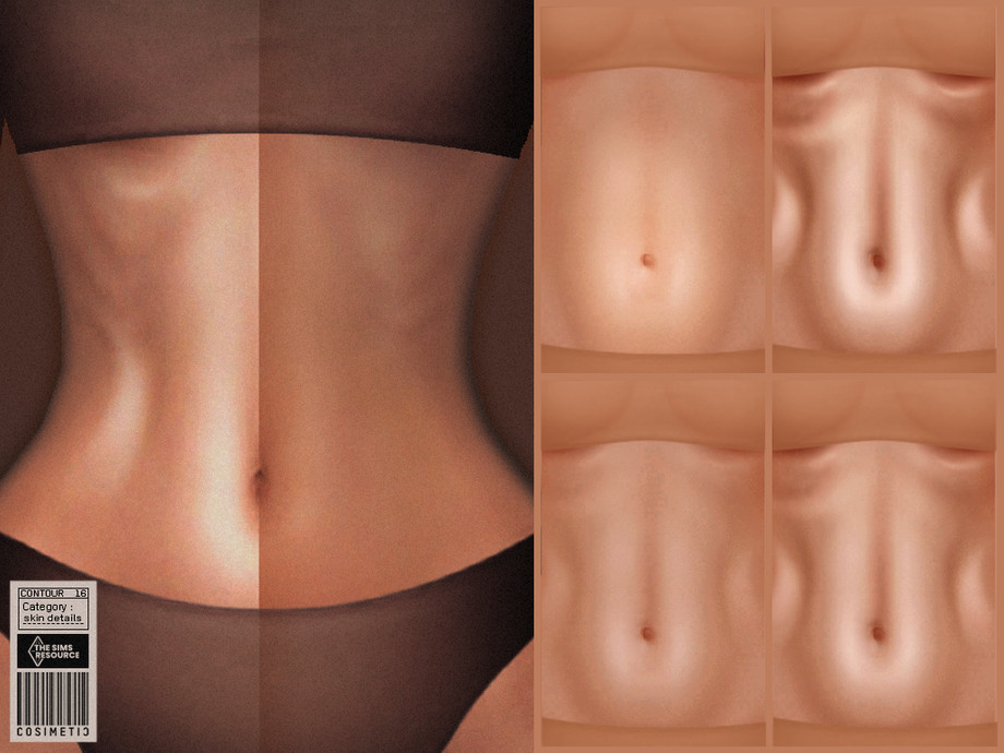 The Sims Resource - Body Contour for female