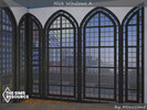 Sims 4 — Nick Windows A by Mincsims — I tried to make it suitable for industrial buildings or factory. The "A"