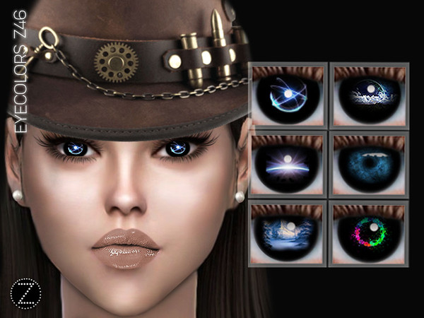 Sims 4 — EYECOLORS Z46 by ZENX — -Base Game -All Age -For Female -6 colors -Works with all of skins -Compatible with HQ