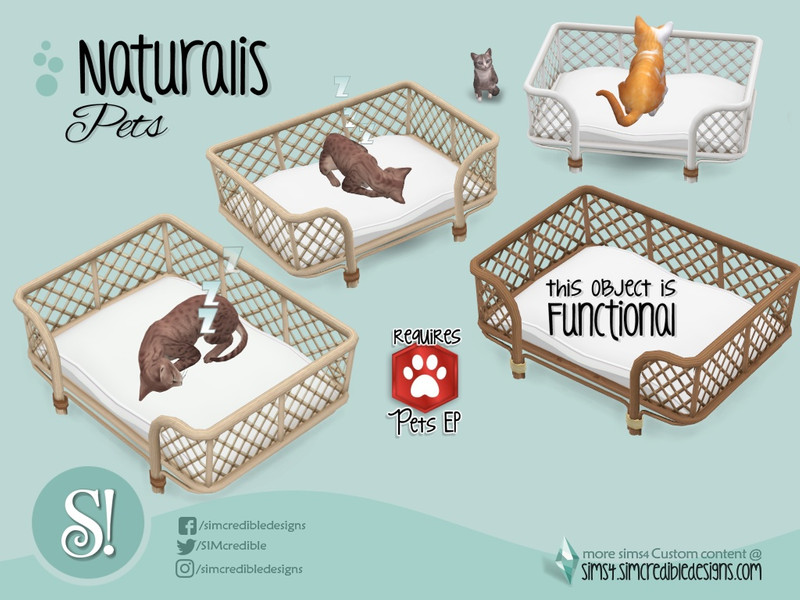 The Sims Resource Naturalis Pets Bed Small