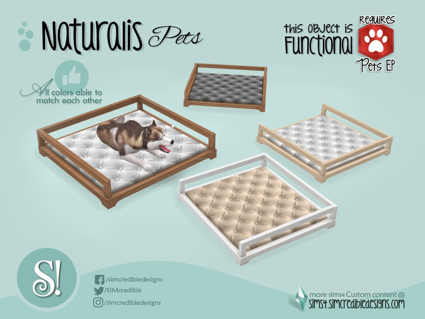 The Sims Resource Naturalis Pet bed large