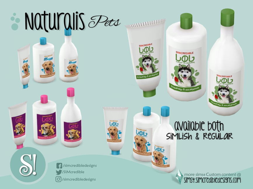 The Sims Resource Naturalis Pets dog shampoo
